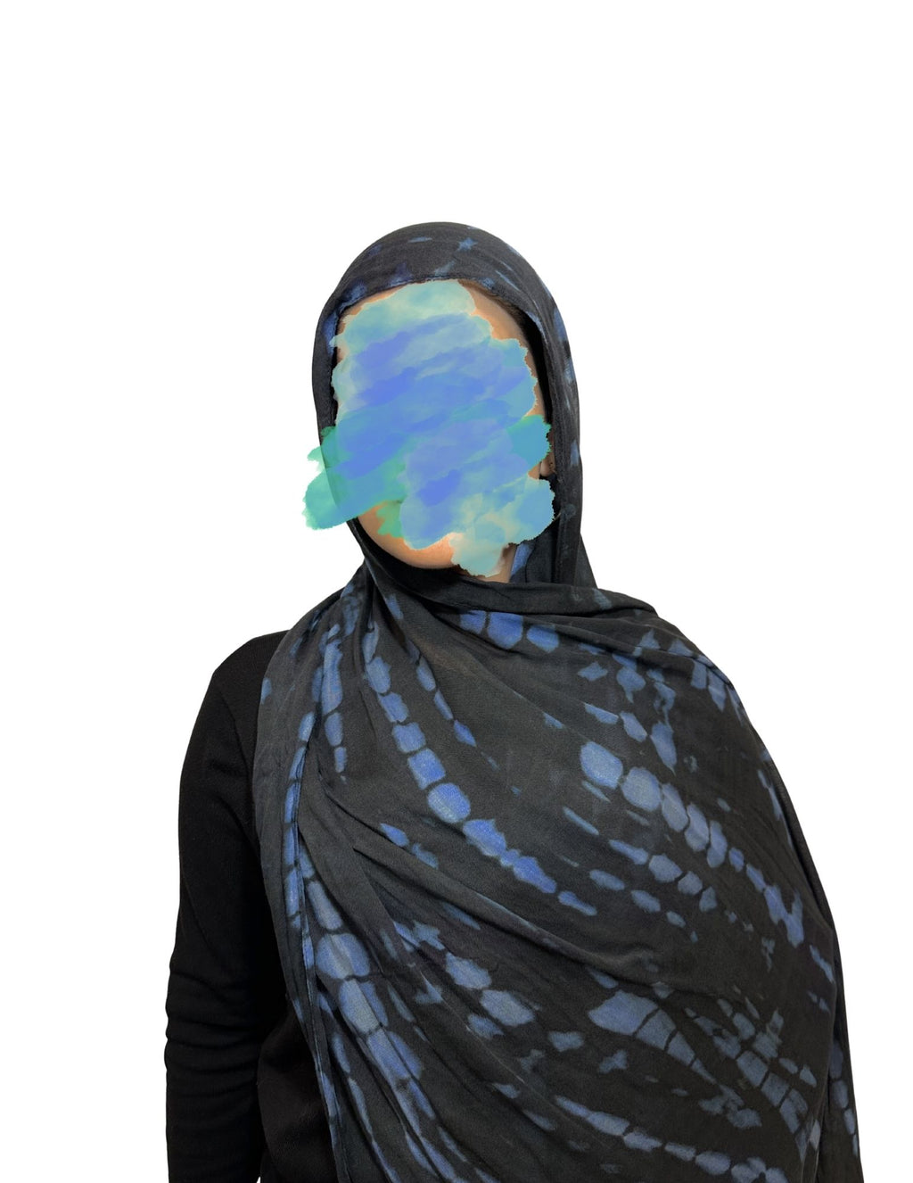 Blue Ripple - Modal Hijab