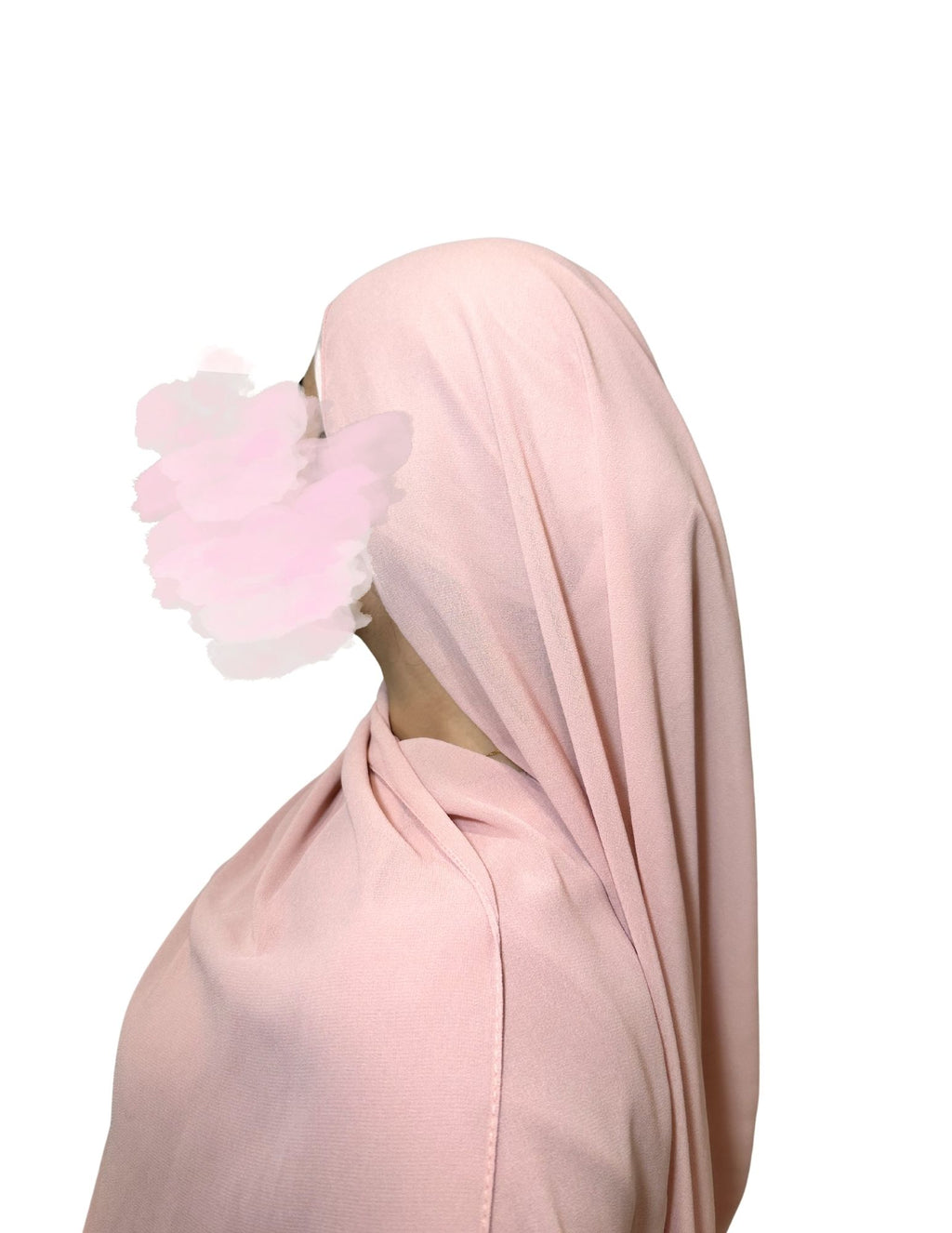 Bubblegum-Chiffon Hijab