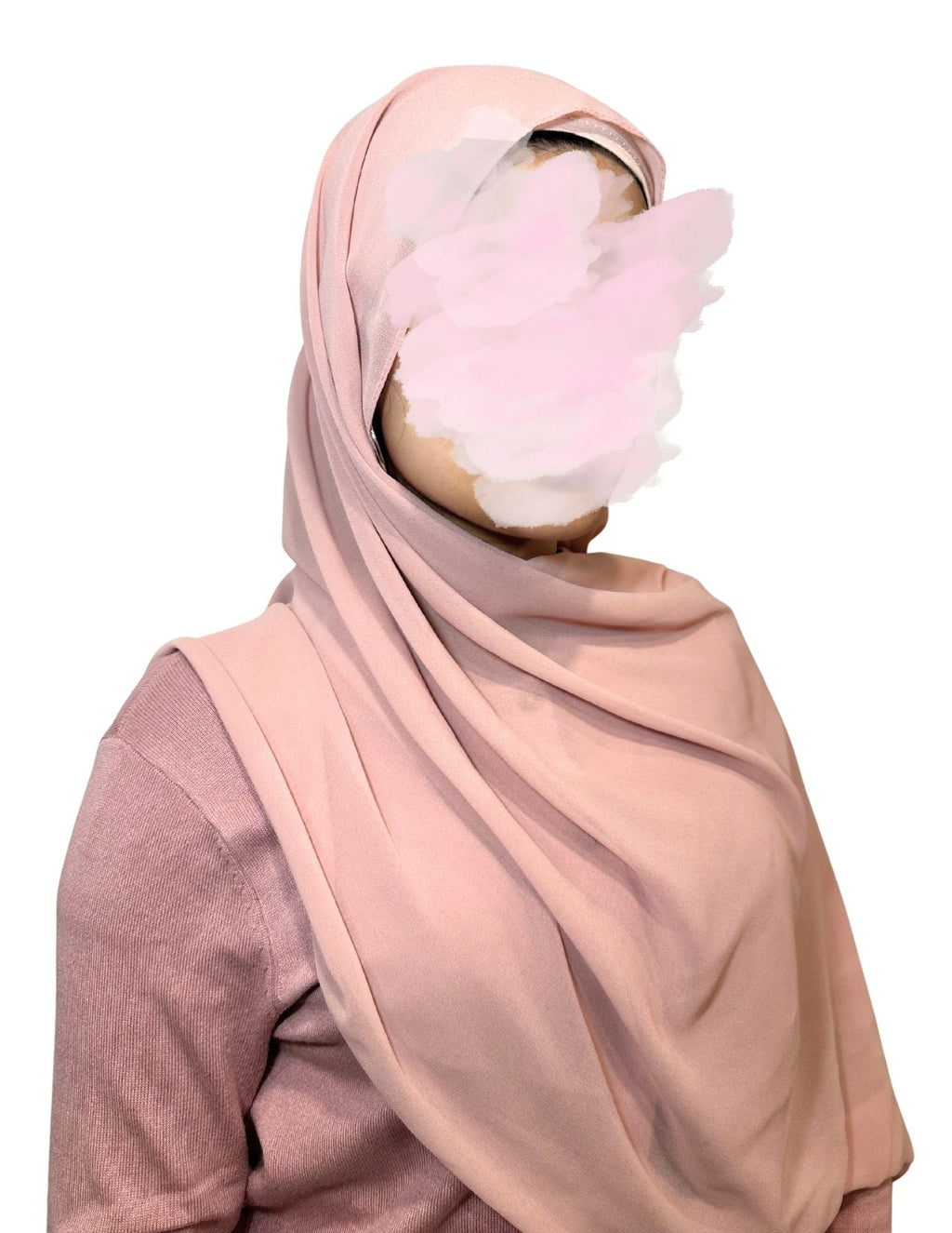 Bubblegum-Chiffon Hijab