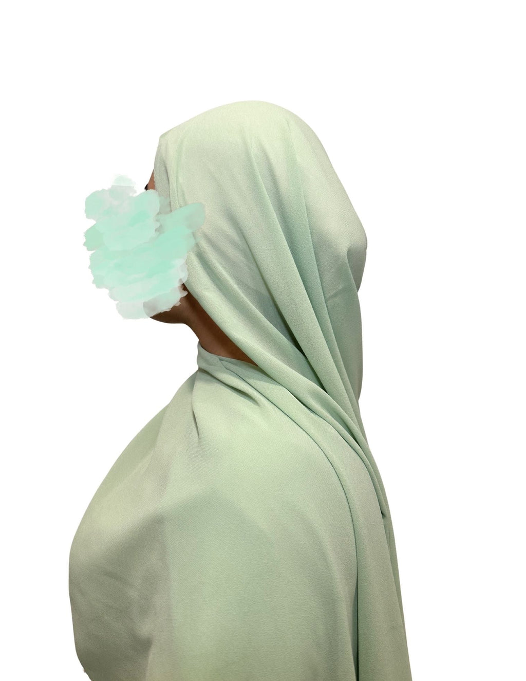 Sage Hint- Chiffon Hijab