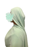 Sage Hint- Chiffon Hijab