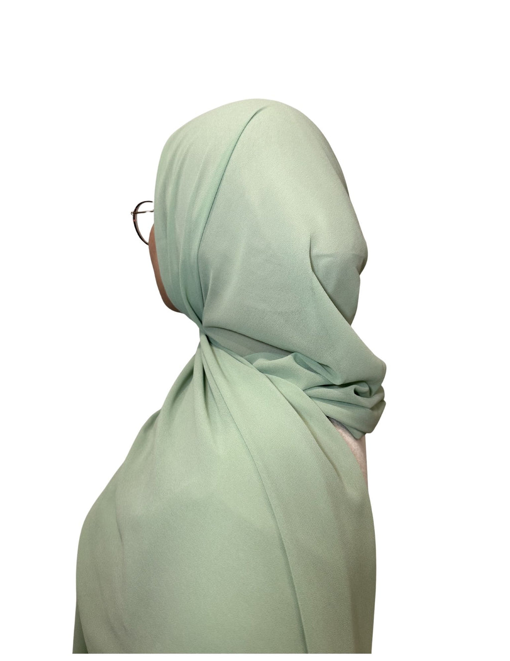 Sage Hint- Chiffon Hijab