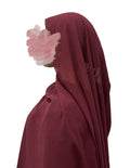 Hibiscus-Chiffon Hijab