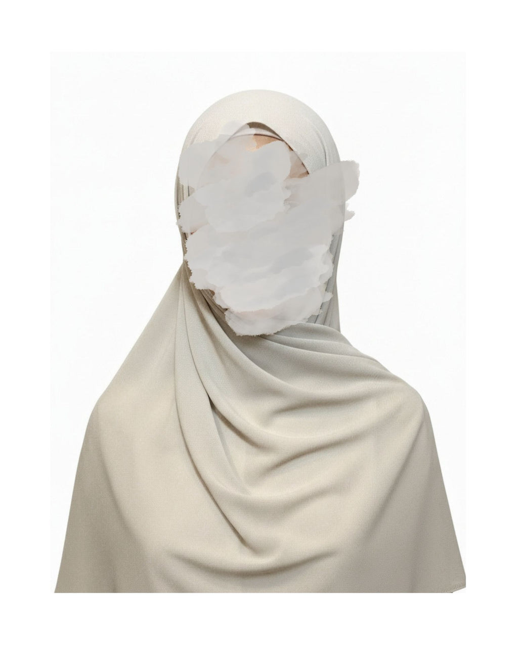 Subdued Grey- Chiffon Hijab
